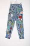 Click for more info about Vintage Handpainted Mom Jeans Selected by Love Rocks Vintage