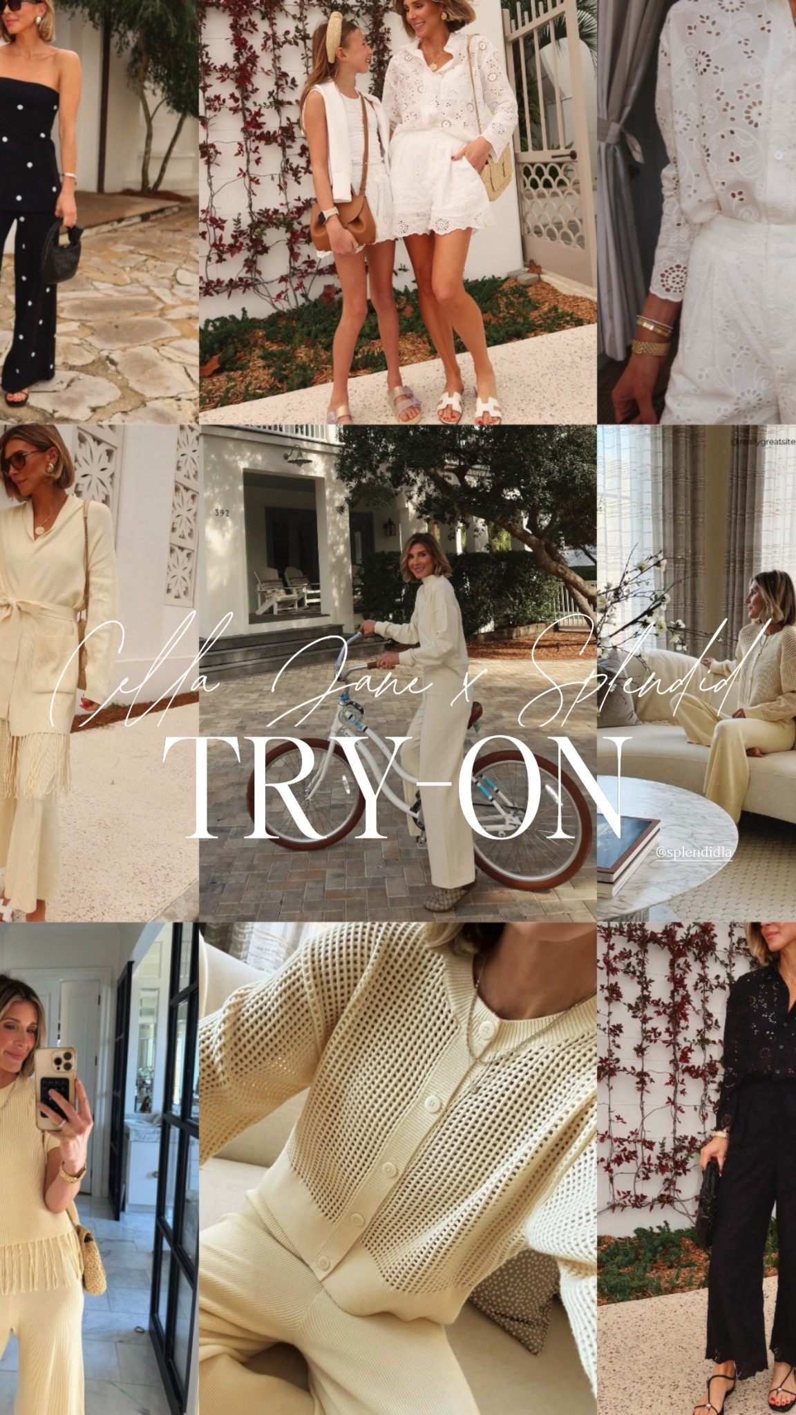 My Spring Splendid Collection is now live! I'm wearing size small in all tops which fit tts. Pants I'm wearing size xs and I'm 5'7 for reference - normally a size 2/25 in jeans 