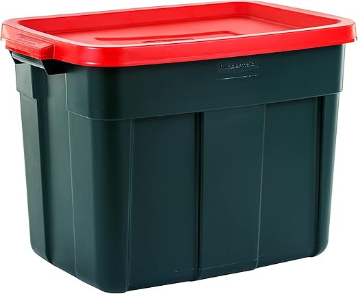 Rubbermaid Roughneck Holiday Storage Totes 18 Gal - 6 Pack, Perfect Organization Bins for Holiday... | Amazon (US)
