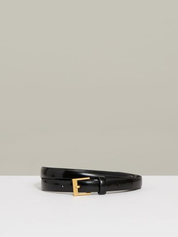 Thin Leather Belt | Reiss UK