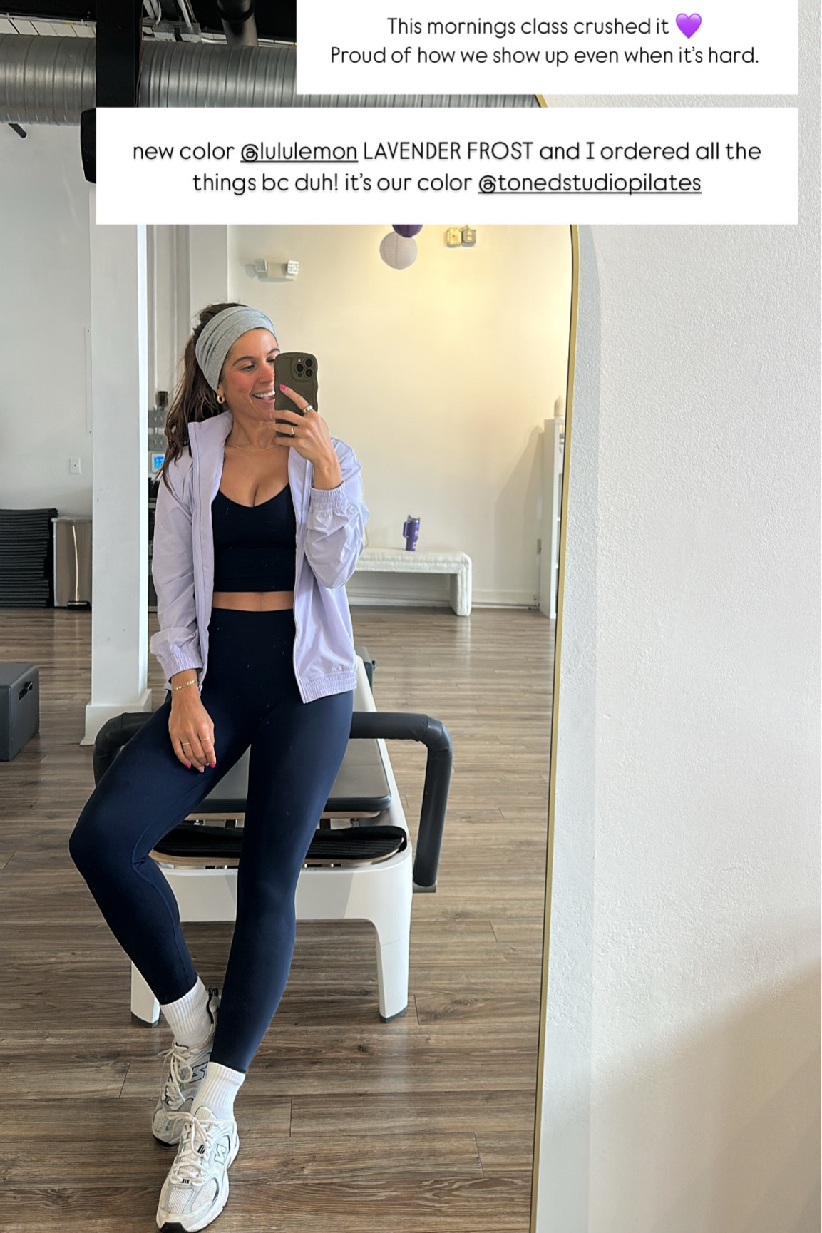 Give me all the LAVENDER FROST so: up in lululemon jackets I am wearing a size 6 for more arm pit room #lululemon 

#LTKActive #LTKSummerEdit #LTKStyleTip