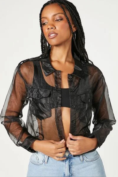 Sheer Organza Jacket | Forever 21 (US)