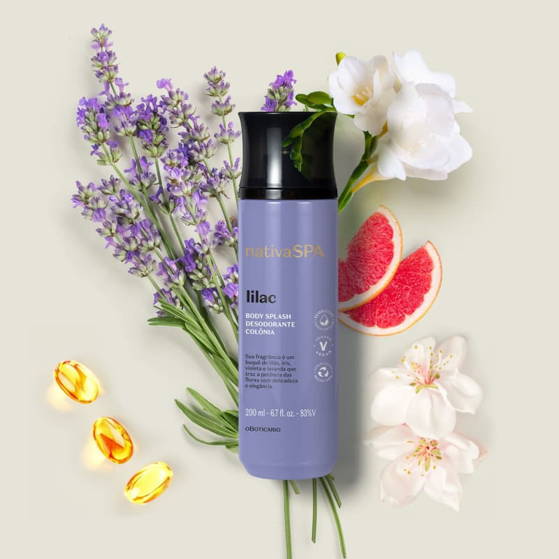 Nativa Spa Lilac Body Splash Desodorante Colônia 200ml | oBoticario (BR)