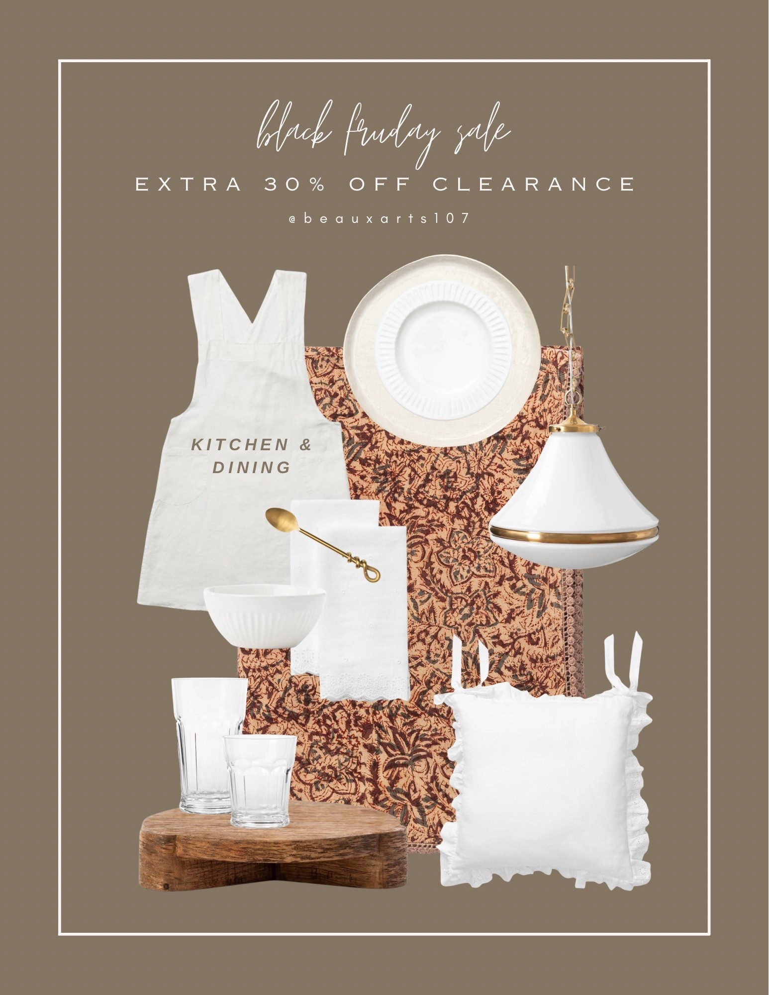 Get an extra 30% off these beautiful home kitchen and dining clearance deals!

#LTKHome #LTKCyberWeek #LTKSaleAlert