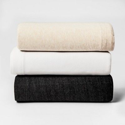 Cozy Brushed Solid Jersey Sheet Set - Threshold™ | Target