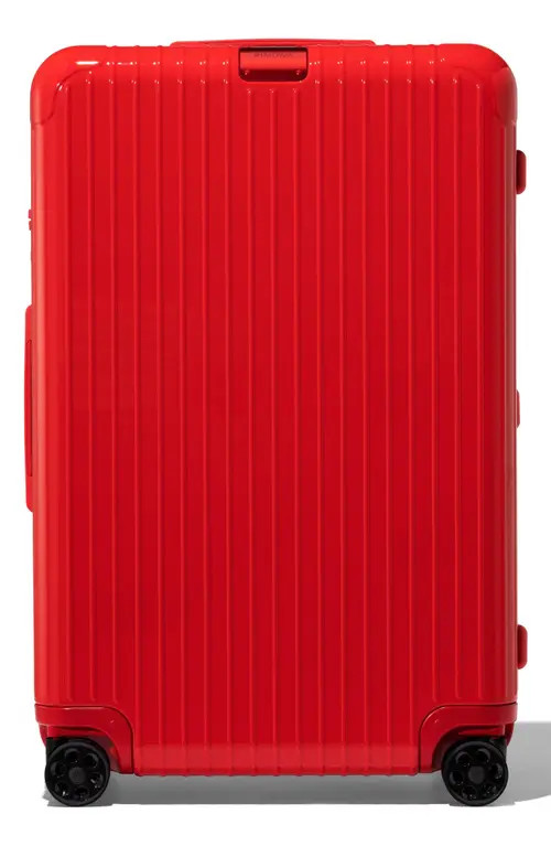 RIMOWA Essential Check-In Large 31-Inch Wheeled Suitcase in Red at Nordstrom | Nordstrom