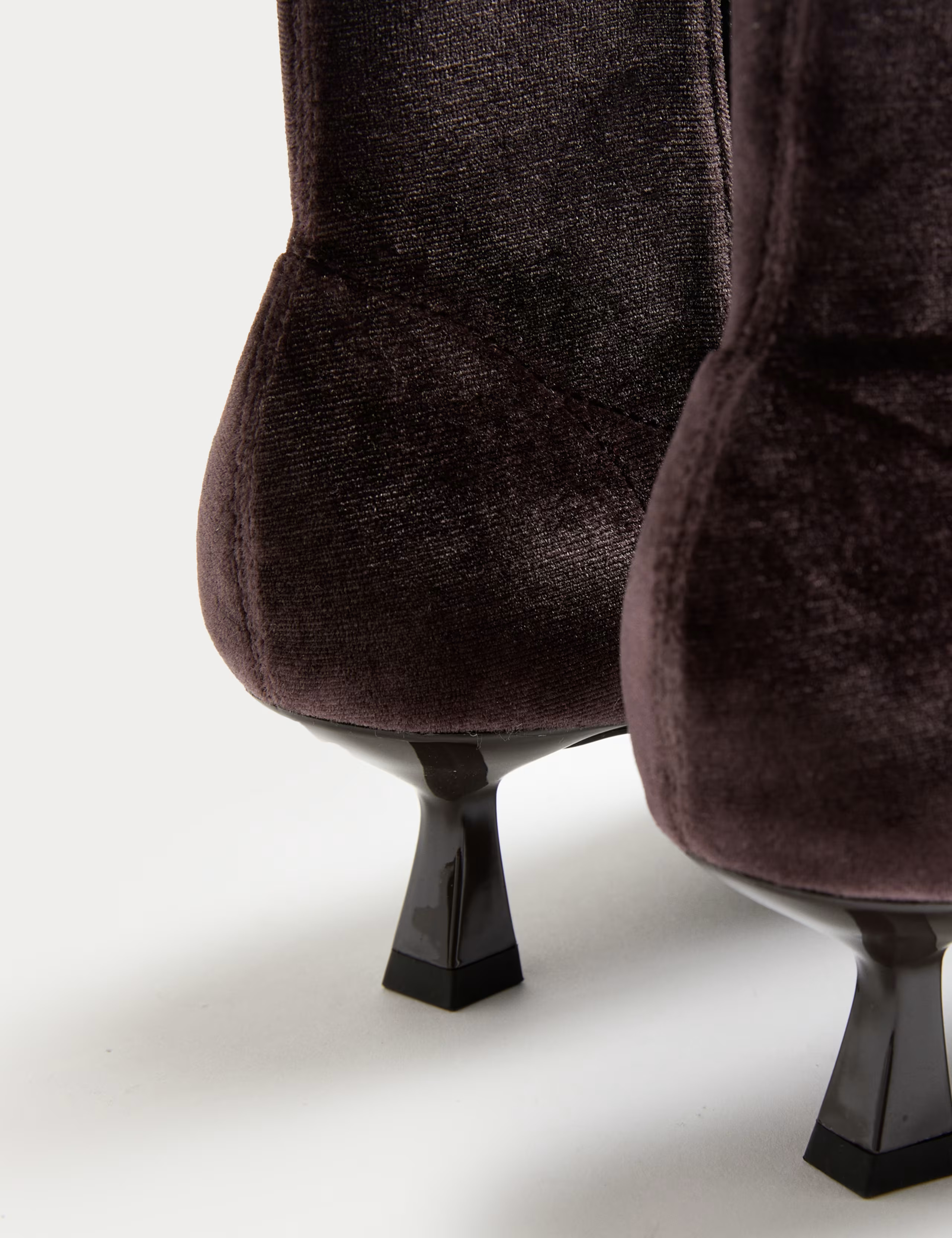 Velvet Kitten Heel Pointed Sock Boots | Marks & Spencer (UK)