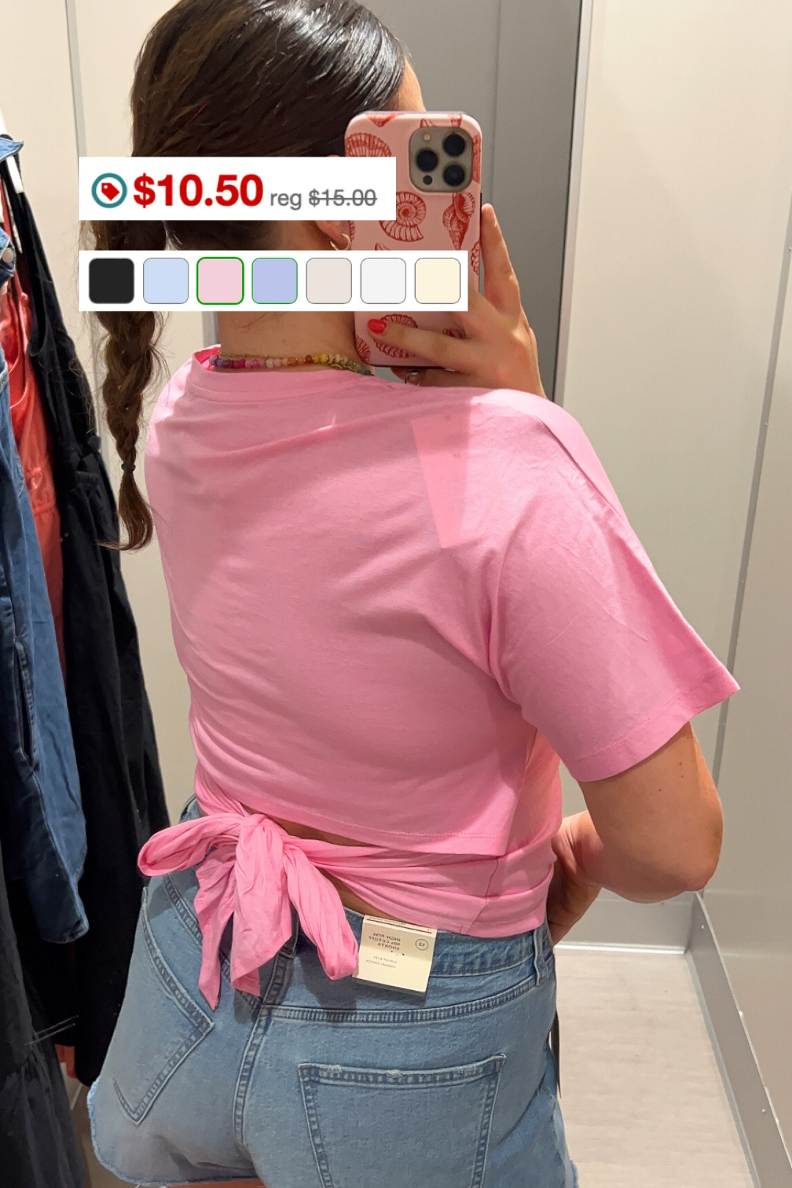 TARGET CIRCLE WEEK 🎯 simple tee but the tie in the back is so fun! Wearing a medium 

#LTKSummerSales