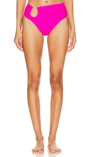 Sofia Bikini Bottom in Hibiscus | Revolve Clothing (Global)