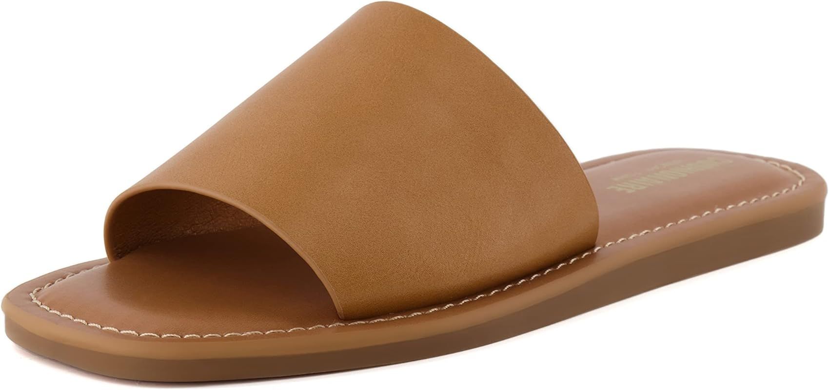 CUSHIONAIRE Women's Spicy slide Sandal with Memory Foam | Amazon (US)