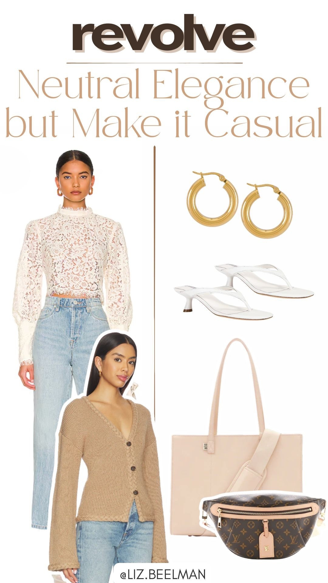 Revolve: Neutral Elegance but Make it Casual 