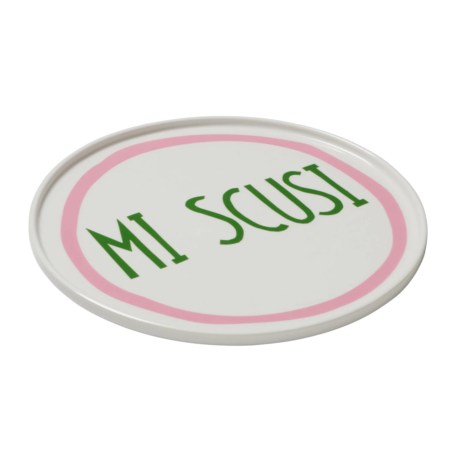 Mi Scusi Plate | In The Roundhouse