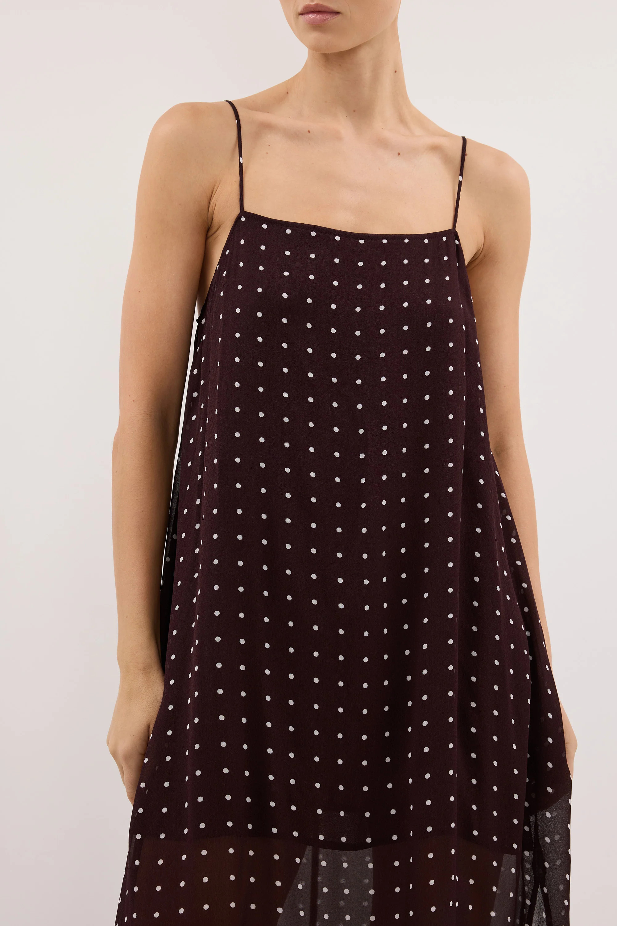 VANESSA BITTER CHOC GGT MIDI DRESS | DISSH