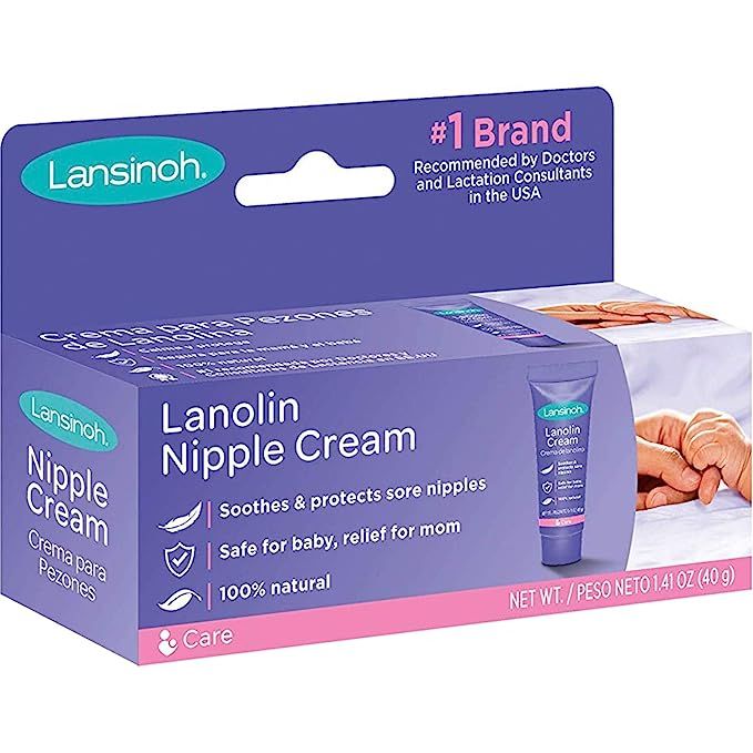 Lansinoh Lanolin Nipple Cream, 1.41 Ounces each (Value Pack of 4) | Amazon (US)