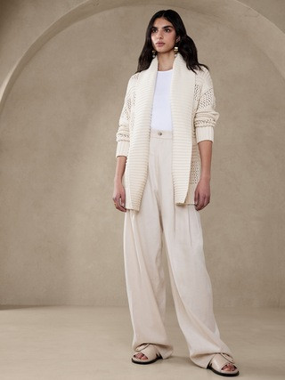 Morgan Cotton Cardigan | Banana Republic (US)