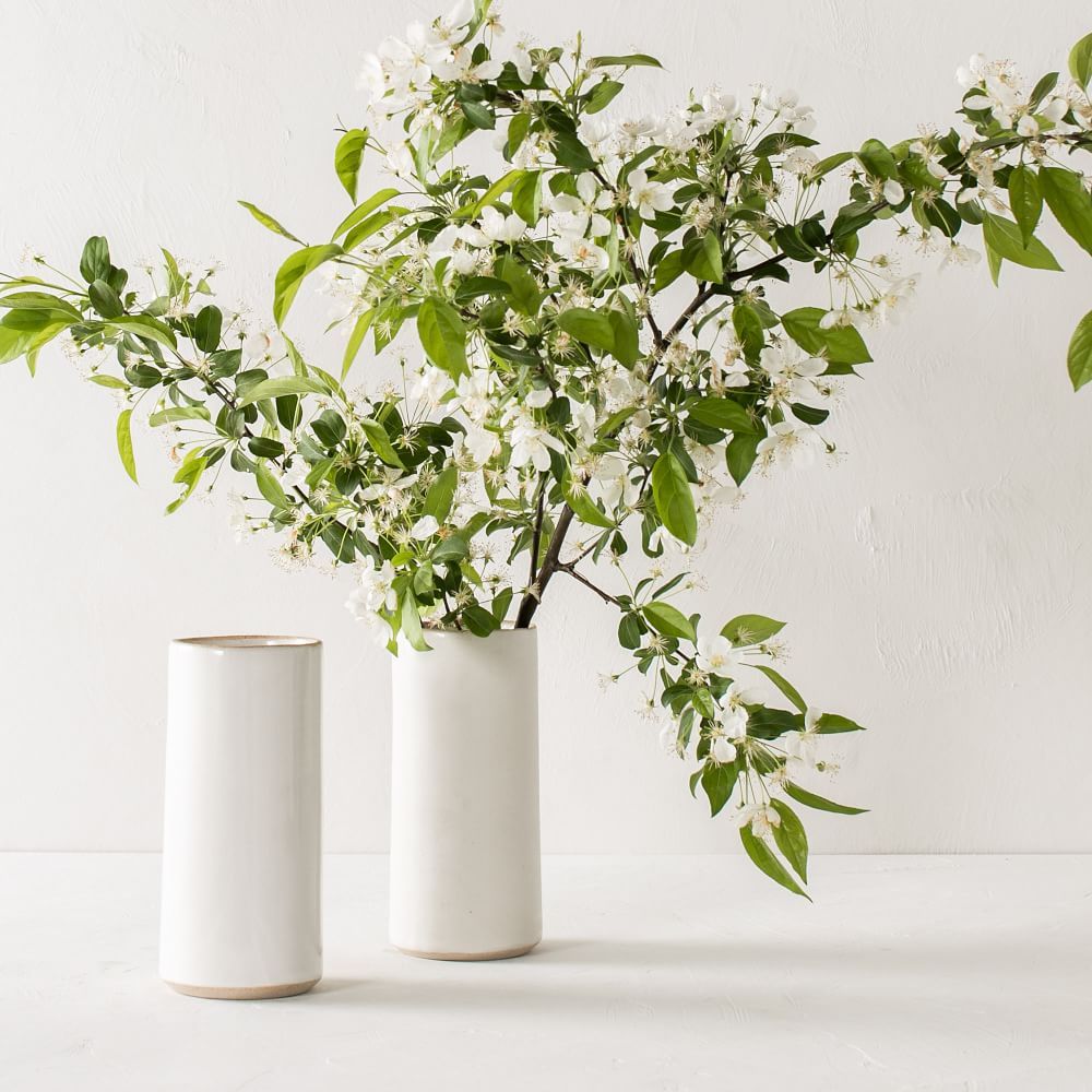 Convivial Minimal Cylinder Vase | West Elm (US)