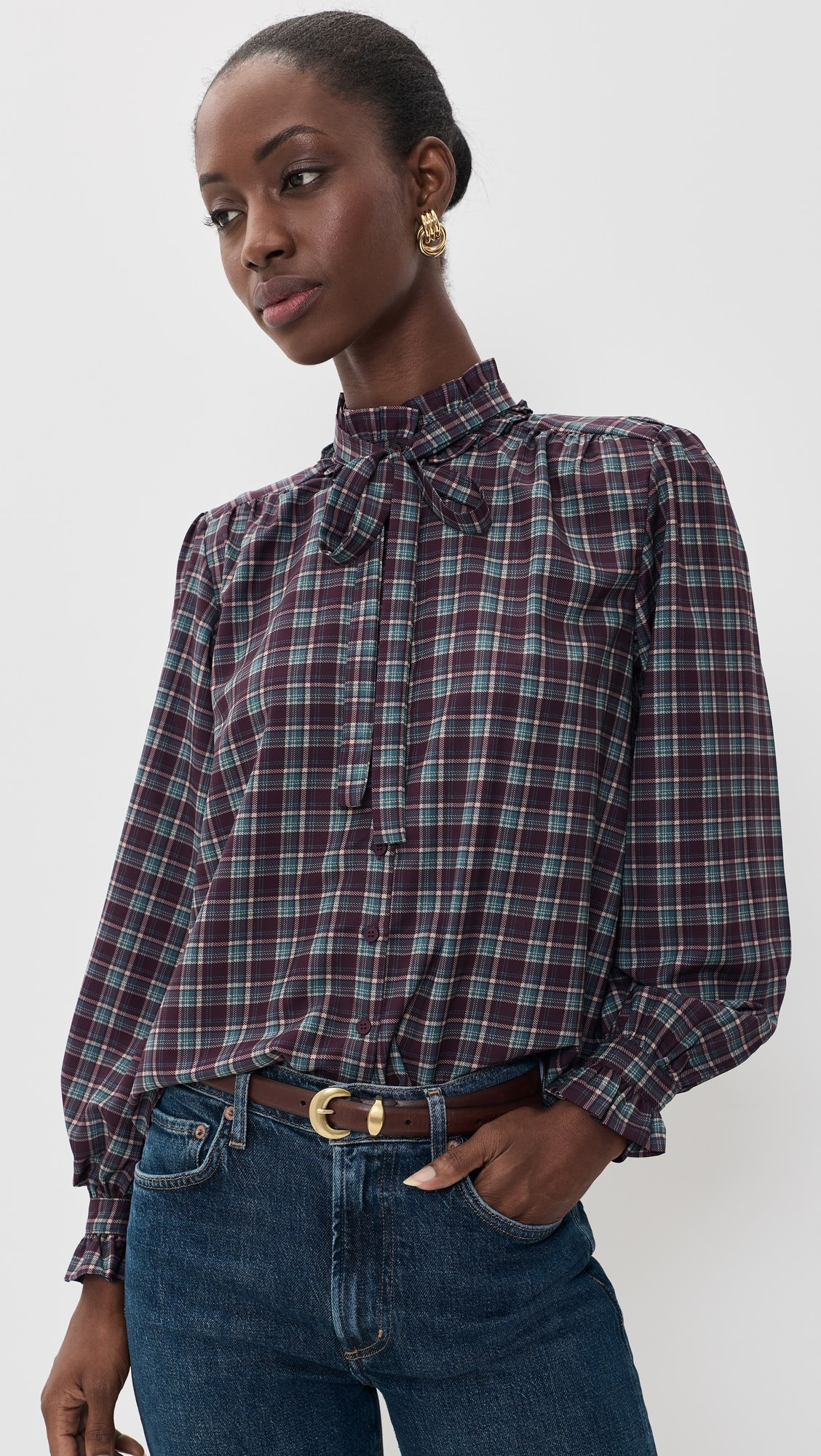 ASTR the Label Alyssa Ruffle Collar Top | Shopbop | Shopbop