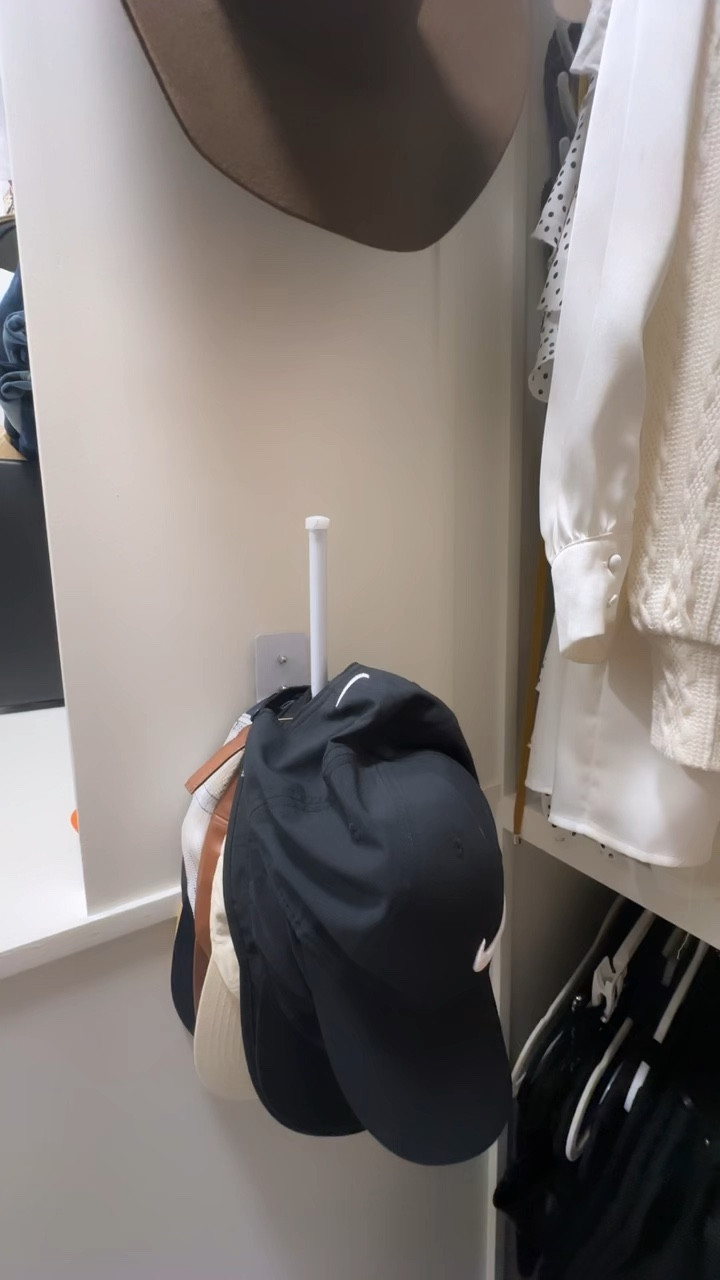 Hooks for Hat Organization 

#closetorganization #hatorganization #springcleaning #springclosetorganization

#LTKhome #LTKfindsunder50 #LTKVideo
