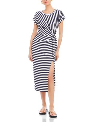 Marisa Side Knot Midi Dress | Bloomingdale's (US)