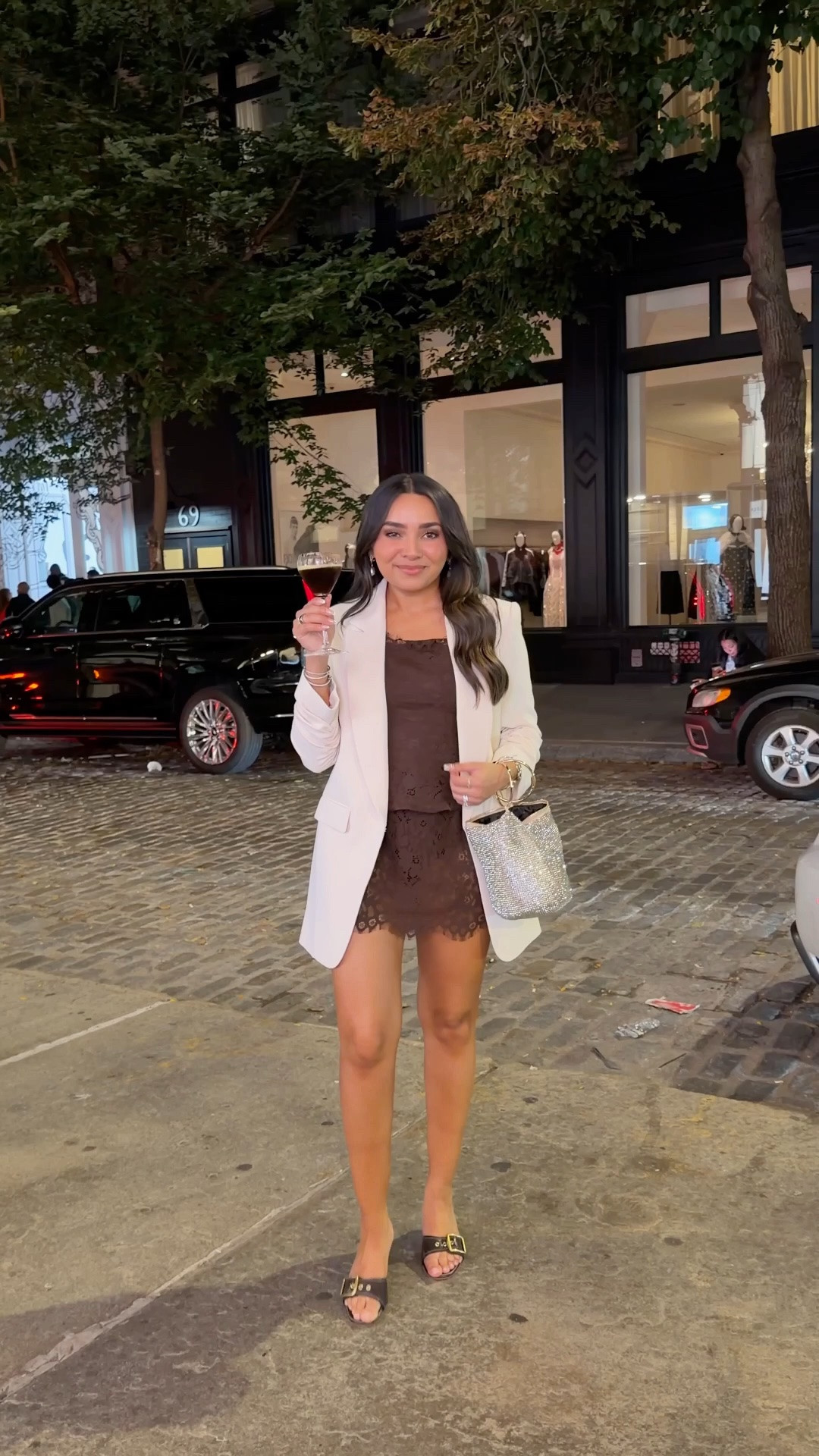 New York fashion week party and Harry Styles concert outfit! 

Light tan blazer size 0 TTS 
Lace tank size xs TTS 
Lace mini skort size medium - sized up one size 
Brown heels size 5 TTS Lace mini

Brown set is sold out but available in black!


Date night
Fall outfit
Concert outfit

@coach  @dillards  @Revolve @AFRM

#LTKPetite #LTKgrwm #LTKNYFW