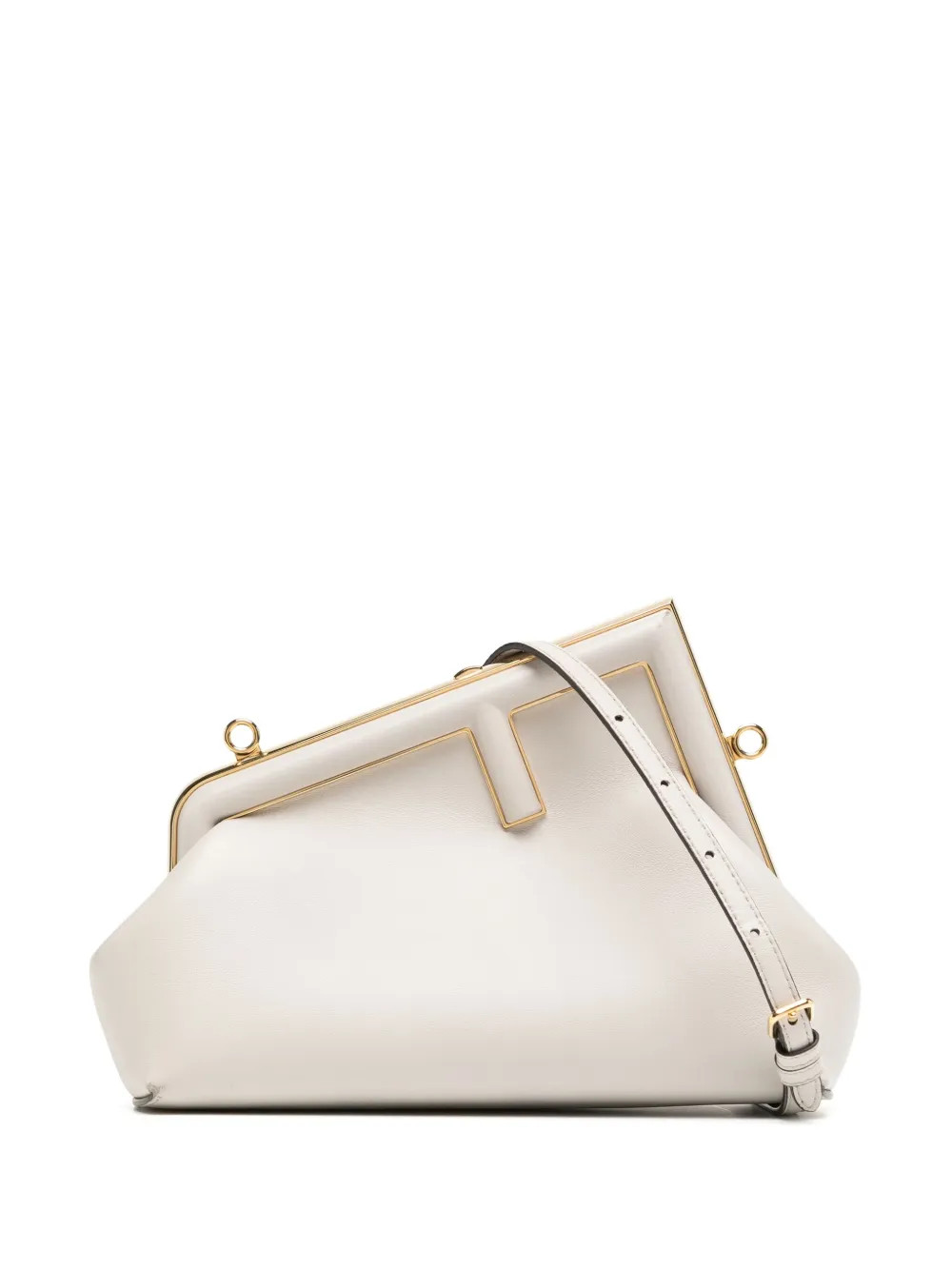 Fendi Pre-Owned small First clutch bag - Neutrals | Farfetch Global