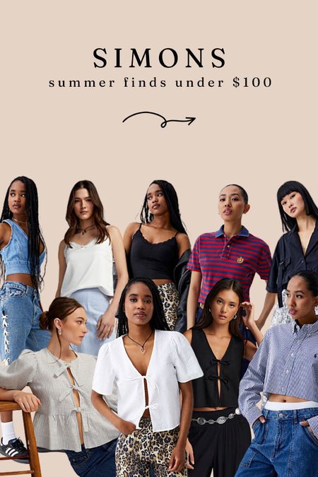 The GANNI-inspired blouse! The perfect summer Olympics sweater! The upcycled denim shorts, cropped blouses, and cropped polos! I’m obsessed 😍 Simons never fails to impress ✨

#LTKFindsUnder50 #LTKFindsUnder100 #LTKSeasonal