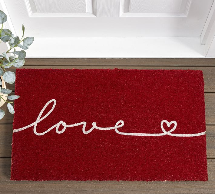 Love Script Doormat | Pottery Barn | Pottery Barn (US)