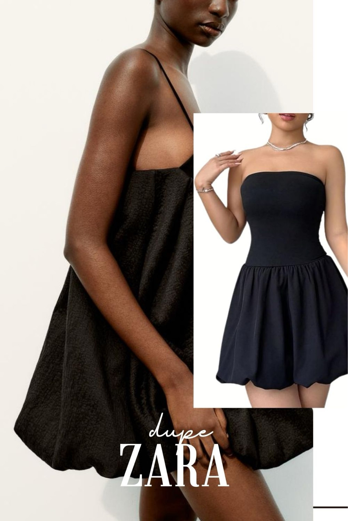 DUPE ZARA | vestido midi balonê super em alta - mini dress tomara que caia ✨

#LTKroupadefesta #LTKdicadeestilo #LTKbrasil