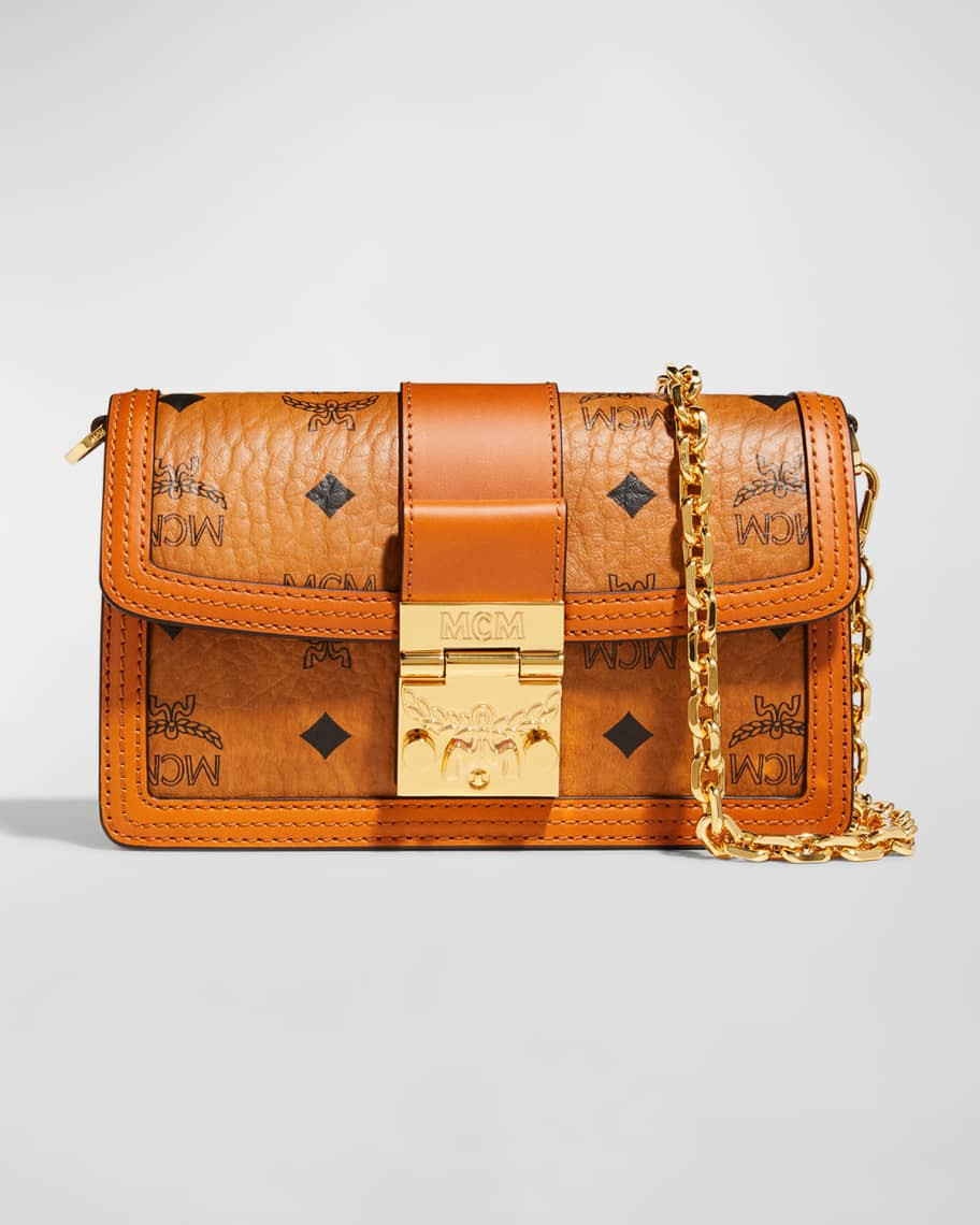 MCM Gretl Mini Visetos Monogram Crossbody Bag | Neiman Marcus