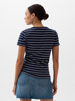 Ribbed Crewneck T-Shirt | Gap Factory