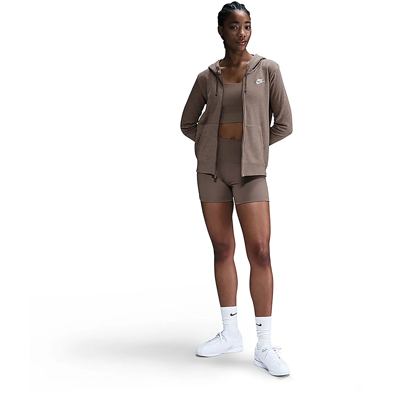 Nike Women's Club Fleece Full-Zip Hoodie | Academy Sports + Outdoors