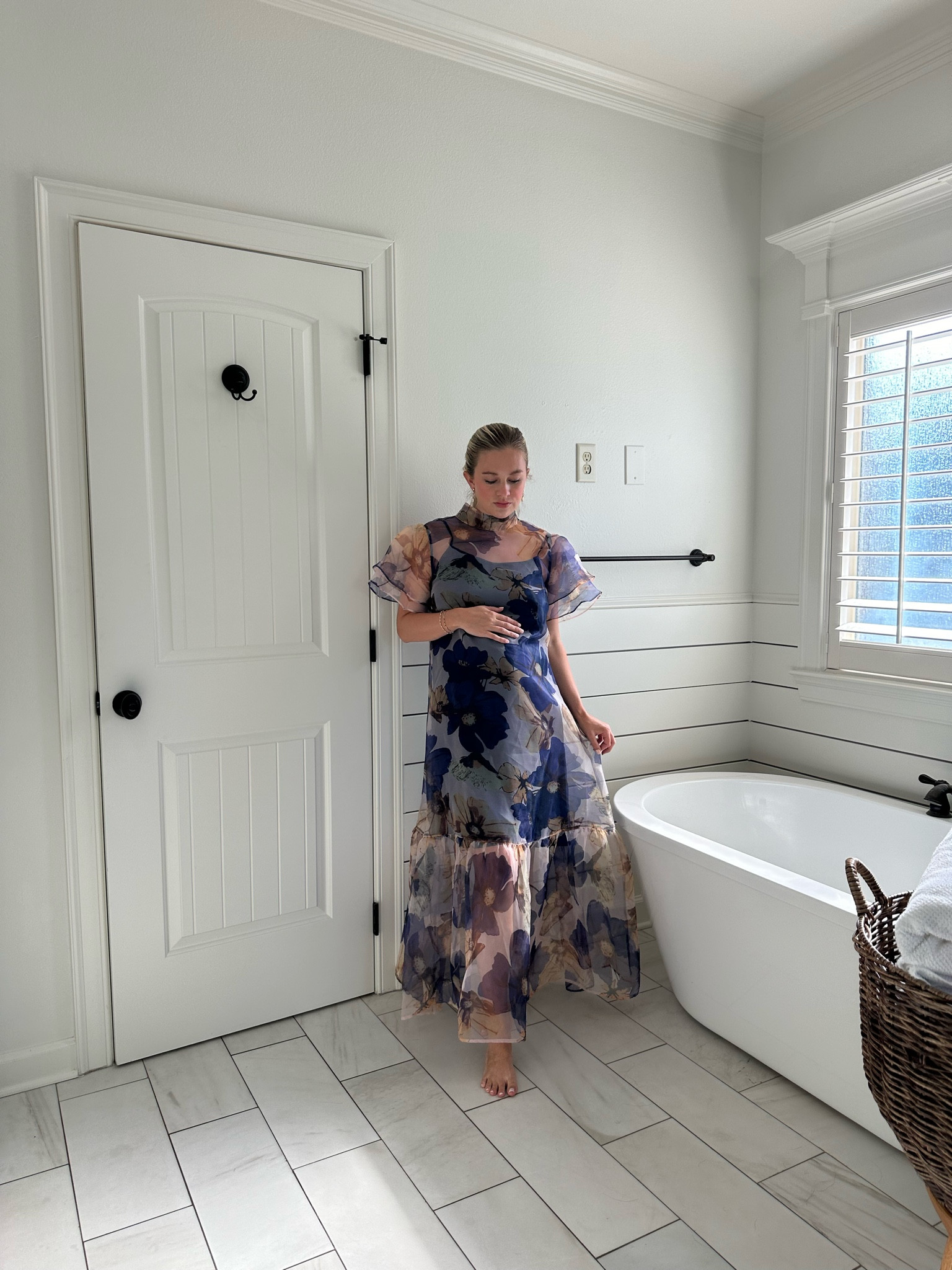 so obsessed! Perfect for bump and not hot because it’s so lightweight! Slip dress underneath comes with it! 

#LTKxNSale #LTKBaby #LTKBump