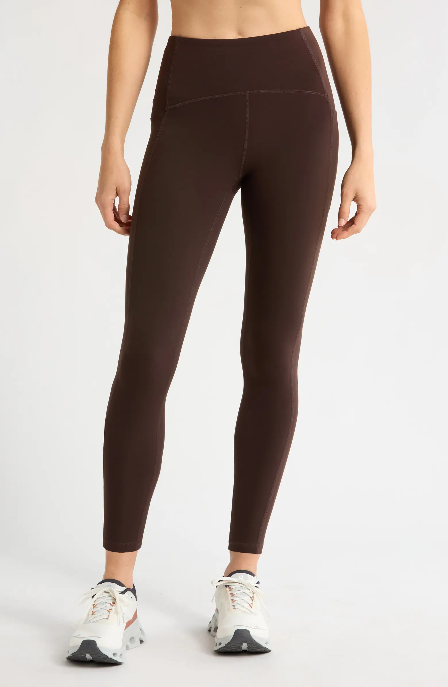 Zella Studio Luxe High Waist Pocket 7/8 Leggings | Nordstrom | Nordstrom