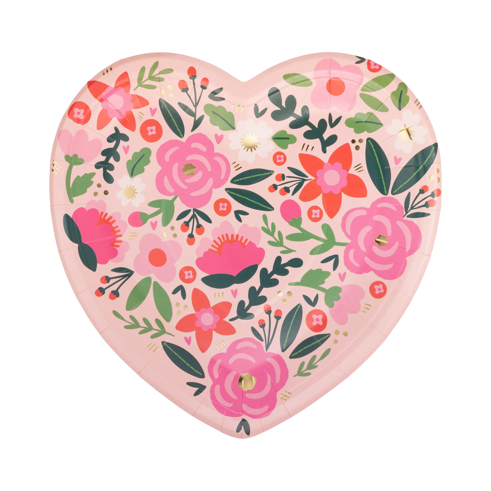 Floral Heart Plate | My Mind's Eye