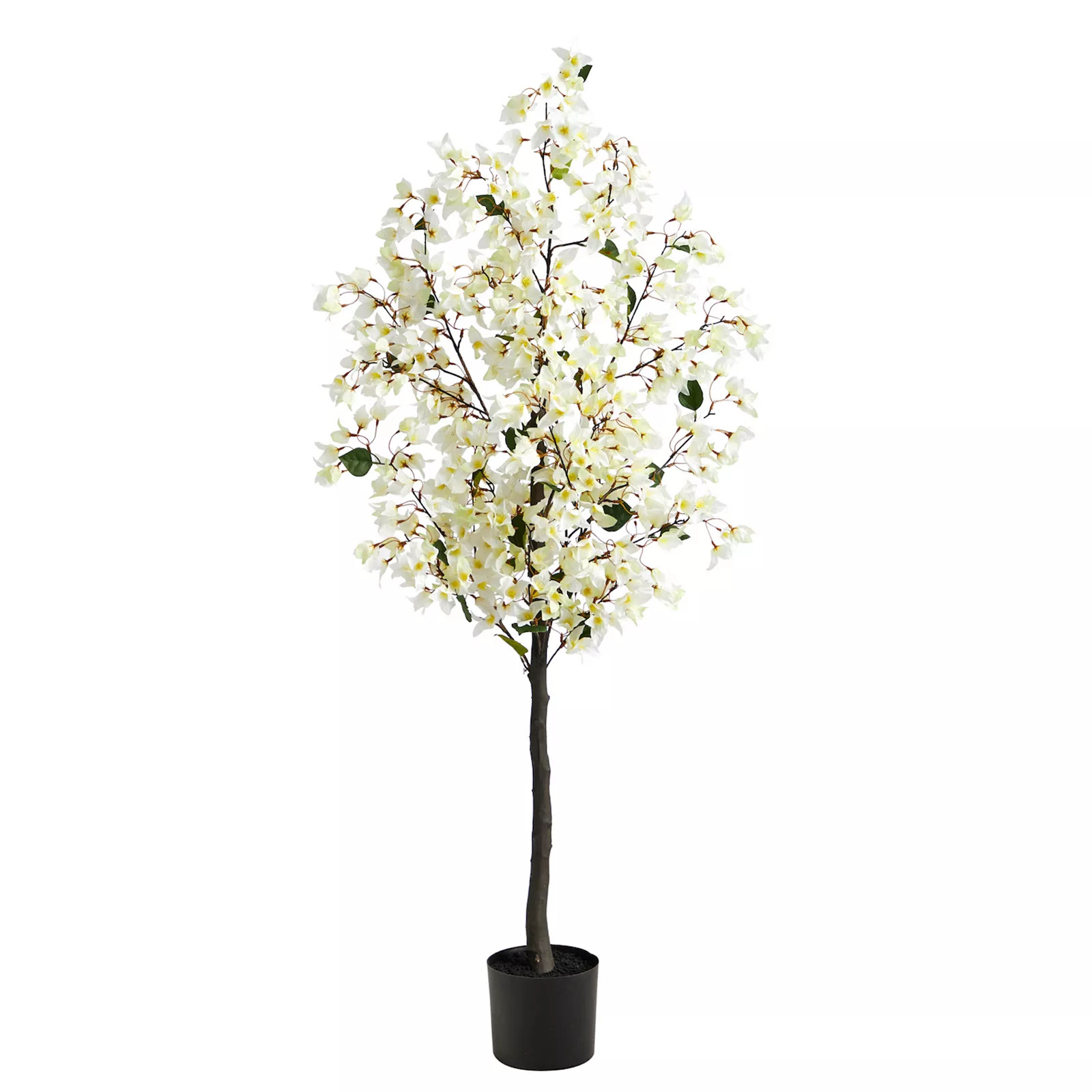nearly natural 5-ft. Bougainvillea Artificial Tree, White | Kohl's