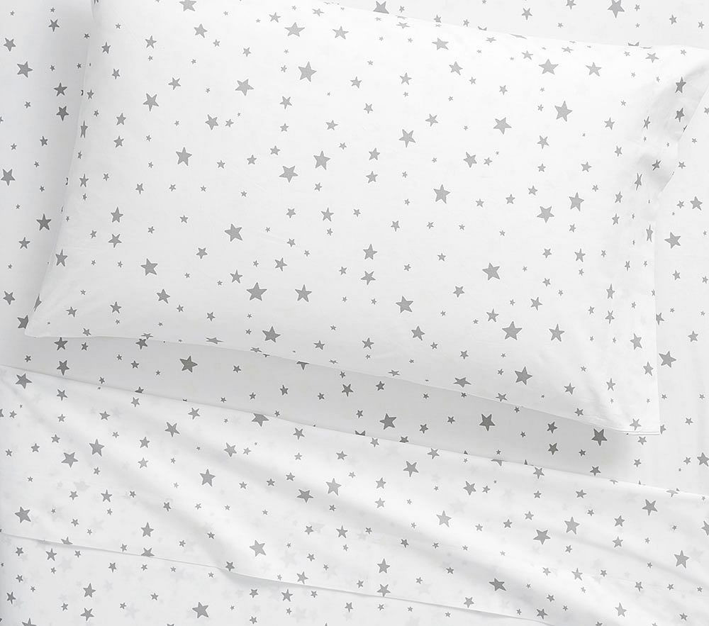 Shining Star Glow-in-the-Dark Sheet Set & Pillowcases | Pottery Barn Kids