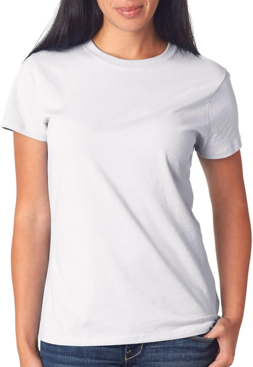 Hanes Women's Perfect-T Short-Sleeve T-Shirt, Women’s Crewneck T-Shirt, Women’s Short-Sleeve ... | Amazon (US)