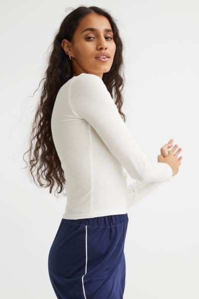Short Jersey Top | H&M (US + CA)