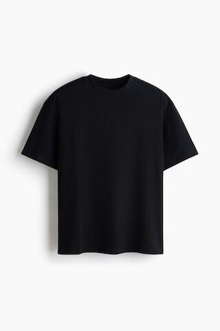 H & M - Cooling Relaxed Fit T-Shirt - Black | H&M (US + CA)
