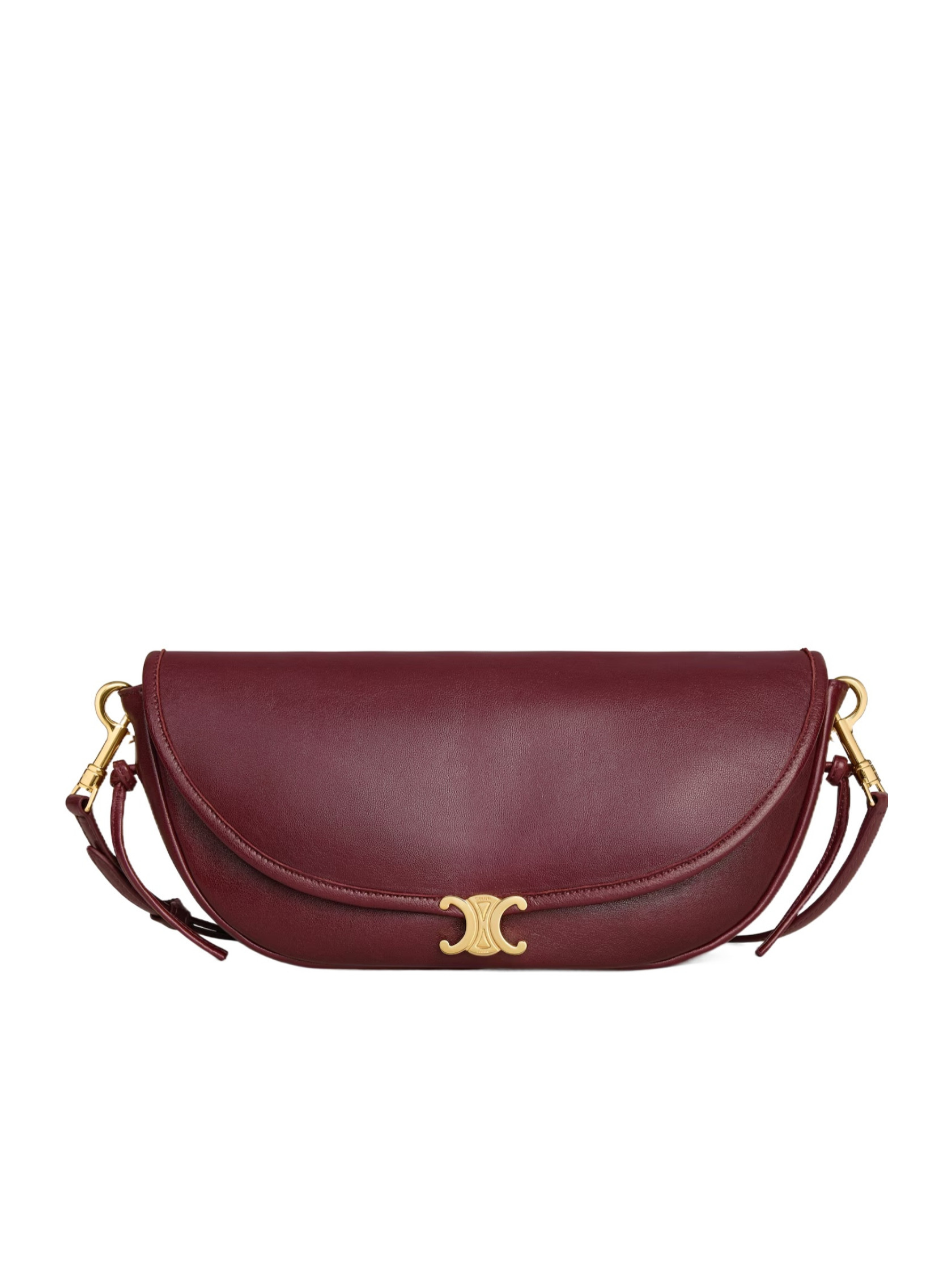 LITTLE HALFMOON SOFT TRIOMPHE IN SUPPLE SHINY LAMBSKIN | Senser US