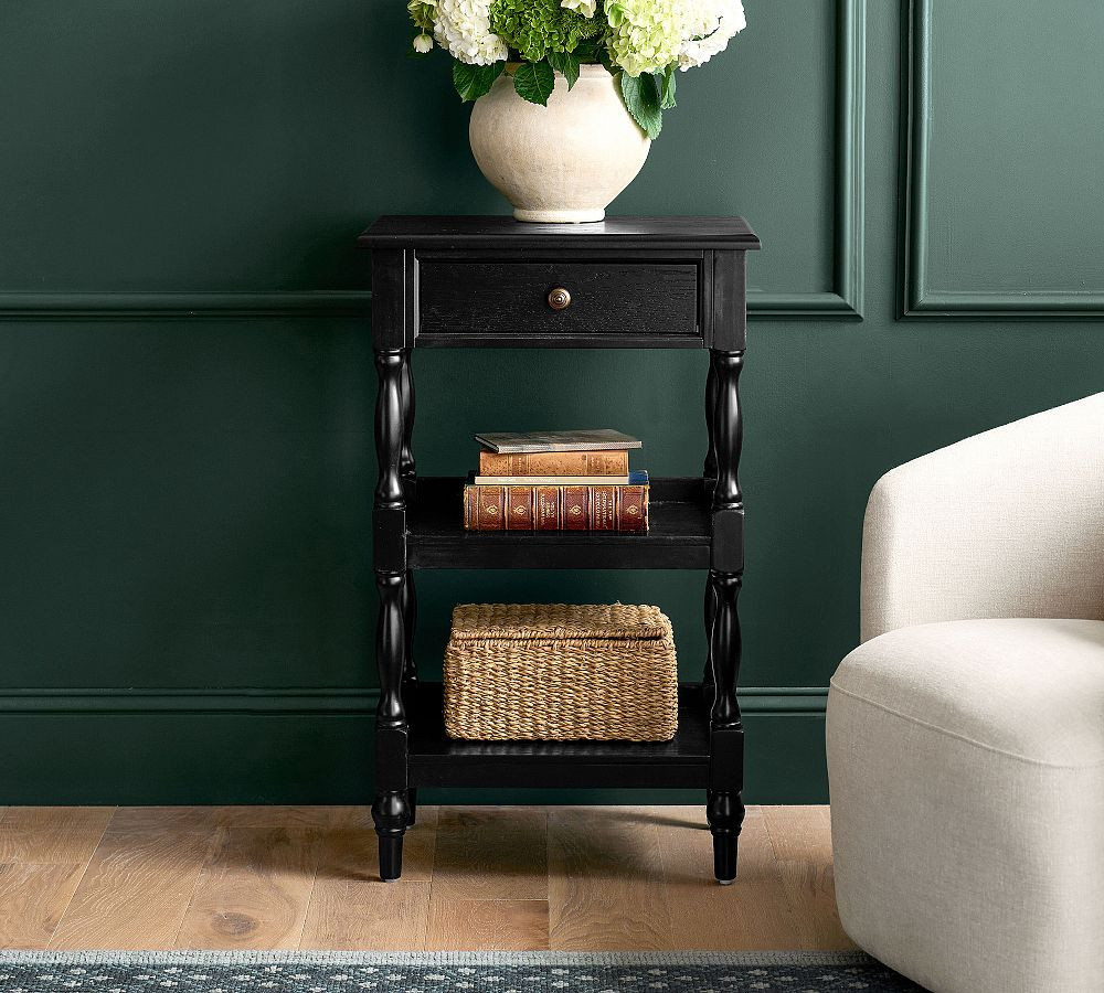 Chris Loves Julia Modern Traditional Mini Entryway Table (22") | Pottery Barn (US)