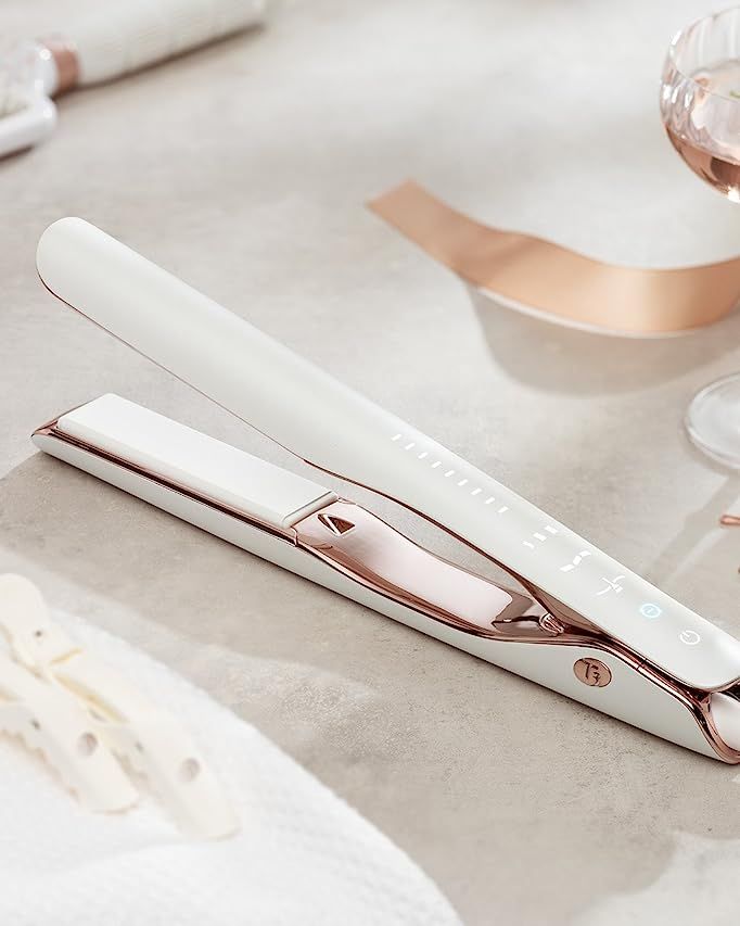 Kristin Ess 3-In-One Flat Iron Heat Styling Tool 1 ¼” - White | Amazon (US)