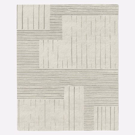 Painted Mixed Stripes Rug | West Elm (UK)