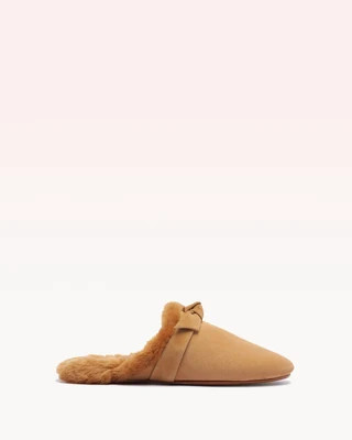 Clarita Babouche Shearling Almond | Alexandre Birman (US)