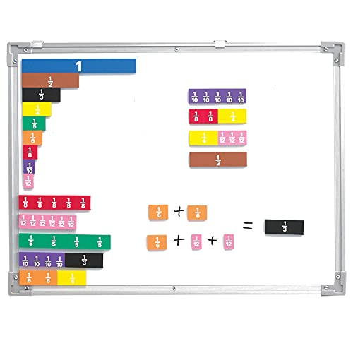 Learning Advantage Fraction Tiles - Foam - Magnetic - Set of 51 | Amazon (US)