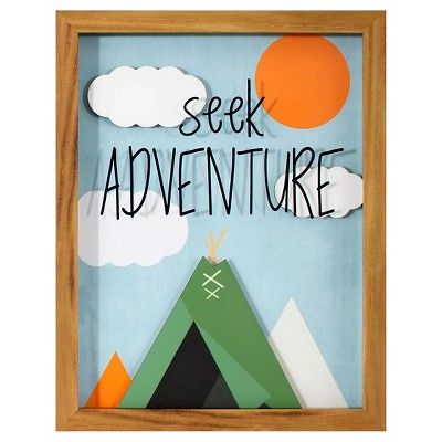 Seek Adventure Framed Art - Pillowfort™ | Target