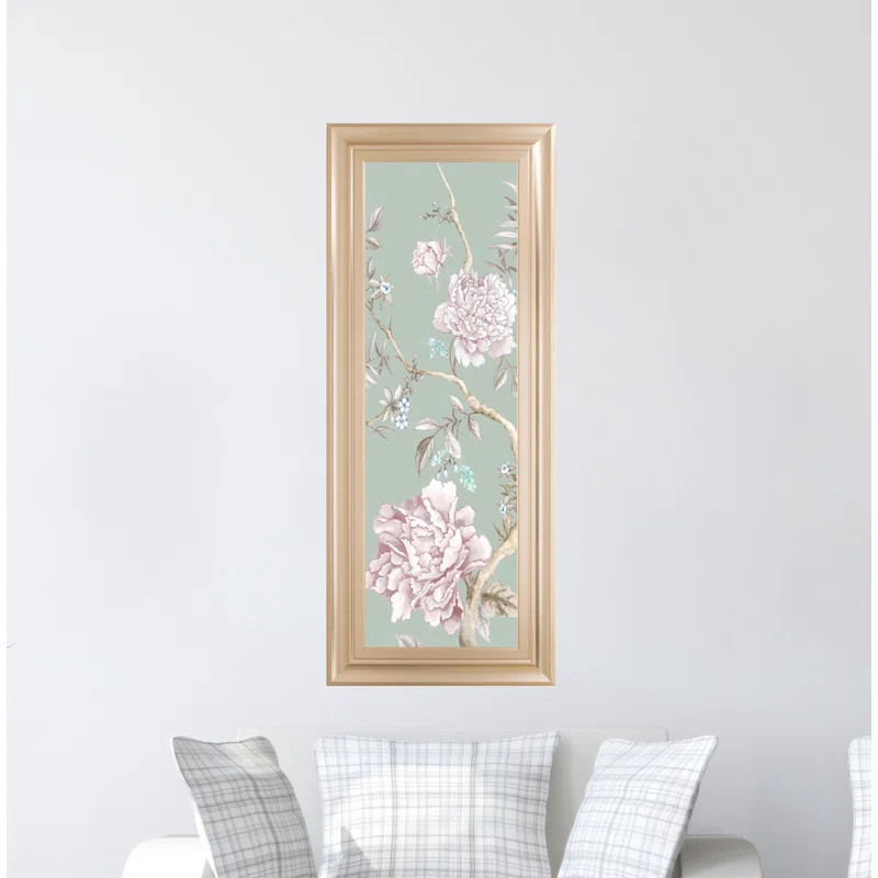 Oriental Garden I Framed On Paper by Eva Watts Painting | Wayfair North America