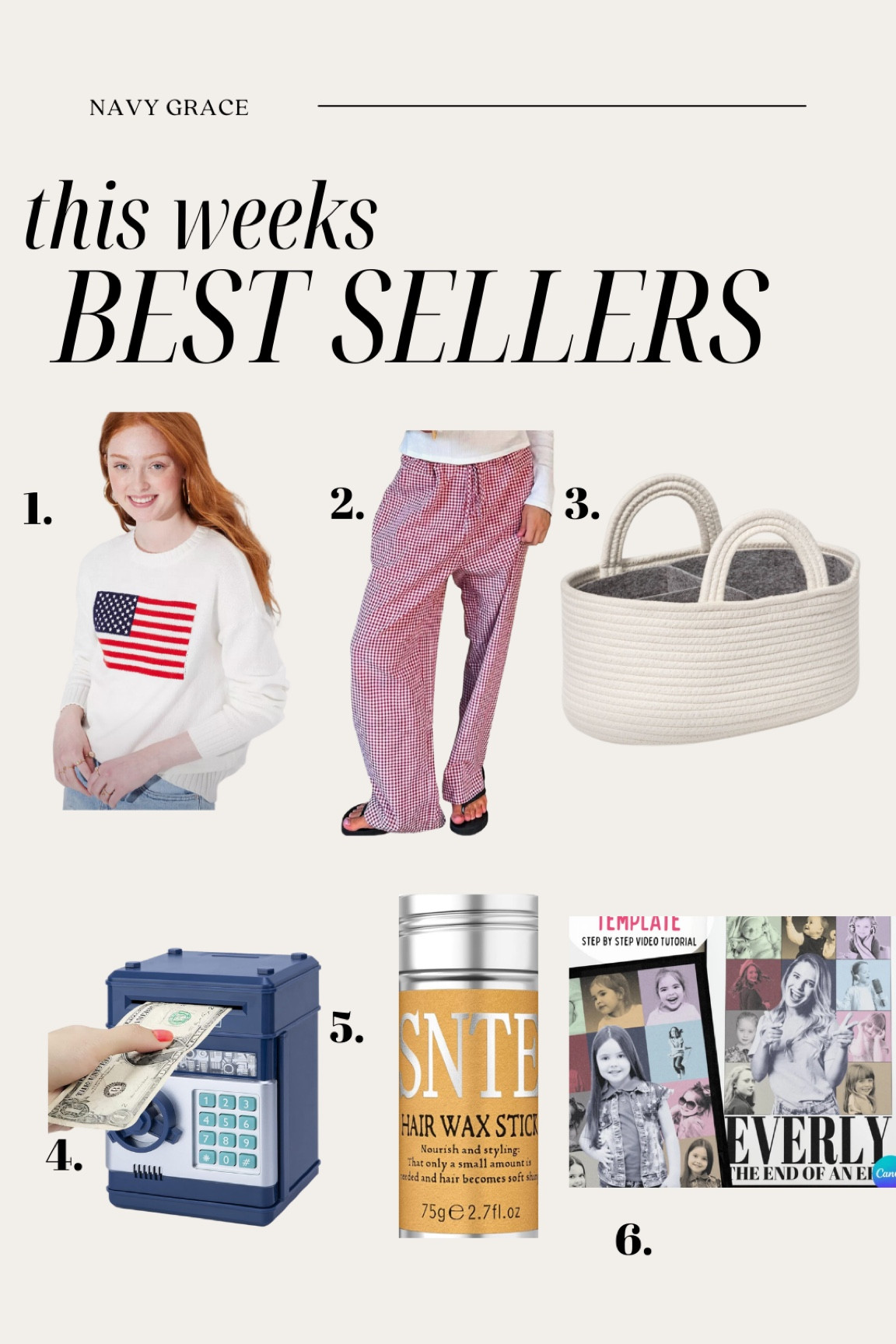 This weeks best sellers 