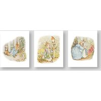 Peter Rabbit Nursery Wall Art Peter Rabbit Prints Beatrix Potter Baby Shower Gifts Gallery | Pr001 | Etsy (US)