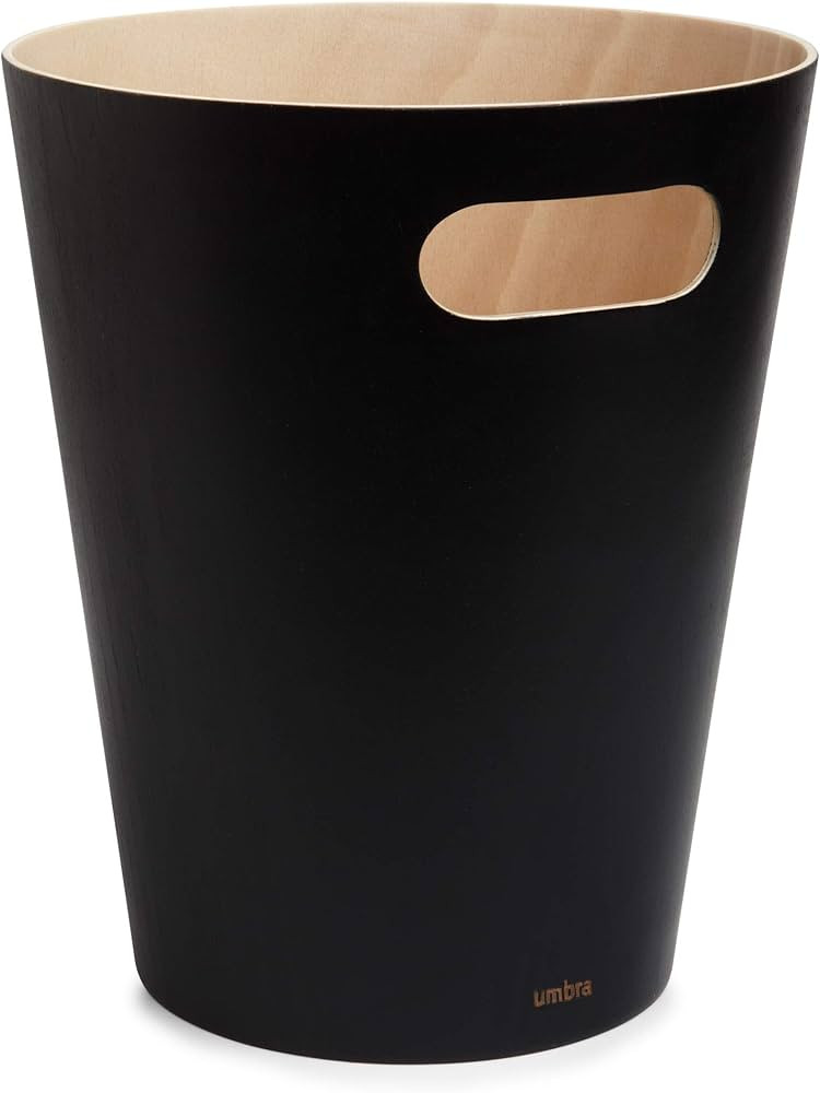 Umbra Woodrow, 2 Gallon Modern Wooden Trash Can Wastebasket or Recycling Bin for Home or Office, ... | Amazon (CA)